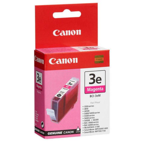 BCI-3eM. Type: Original, Ink type: Pigment-based ink, Printing colours: Magenta. Maximum duty cycle: 3560 pages per month