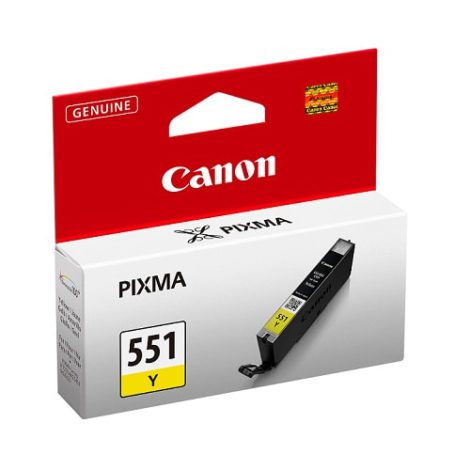 CLI-551 Y, Original, Pigment-based ink, Yellow, PIXMA MG6350, 1 pc(s), Inkjet printing 35041428 / Canon Cartridges