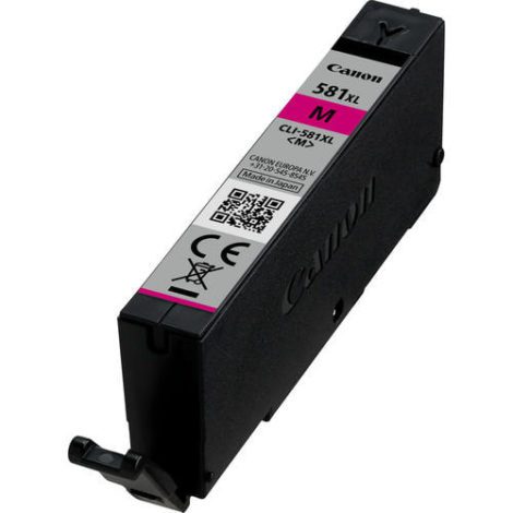 CLI-581M XL. Type: Original, Ink type: Pigment-based ink, Printing colours: Magenta 61170788 / Canon Cartridges