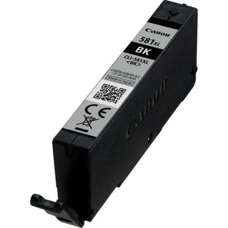 CLI-581BK XL. Type: Original, Ink type: Pigment-based ink, Printing colours: Black 61170786 / Canon Cartridges