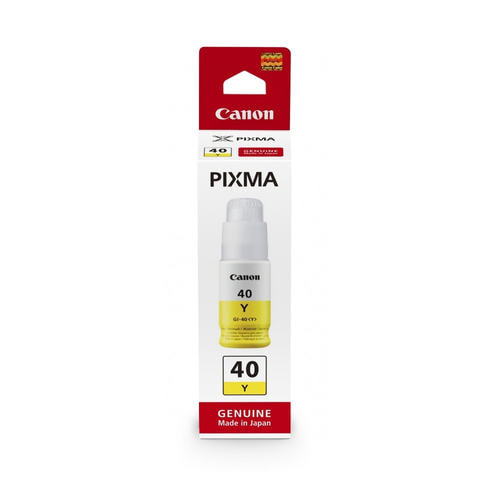 GI-40, Yellow, , Pixma G5040/G6040/GM2040, Japan, 1 pc(s), Box 89471081 / Canon Cartridges