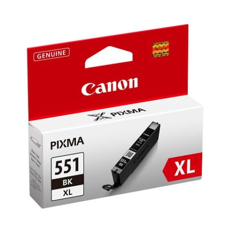 CLI-551XL BK w/sec, Original, Dye-based ink, Photo black, PIXMA MG6350, 1 pc(s), Inkjet printing 30546357 / Canon Cartridges