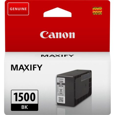 PGI-1500BK. Type: Original, Ink type: Pigment-based ink, Printing colours: Black 63058909 / Canon Cartridges