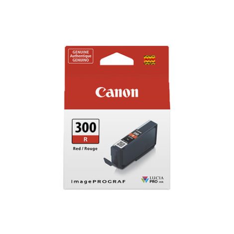 PFI-300. Type: Original, Printing colours: Red, Brand compatibility: . Package type: Box 115249600 / Canon Cartridges