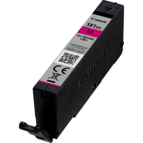 CLI-581M XXL. Type: Original, Ink type: Pigment-based ink, Printing colours: Magenta 61170782 / Canon Cartridges