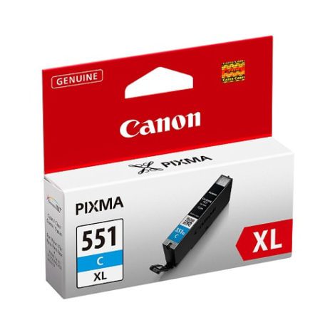 CLI-551XL, Original, Dye-based ink, Photo cyan, PIXMA MG6350, 1 pc(s), Inkjet printing 69669925 / Canon Cartridges