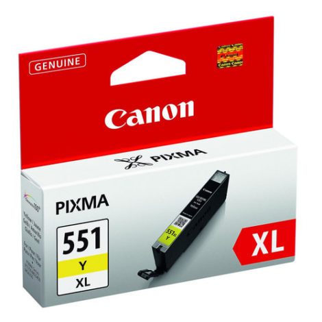 CLI-551XL Y, Original, Pigment-based ink, Yellow, PIXMA MG6350, 1 pc(s), Inkjet printing 30521256 / Canon Cartridges