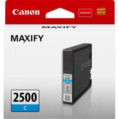 PGI-2500C. Type: Original, Printing colours: Cyan, Brand compatibility: 63058915 / Canon Cartridges