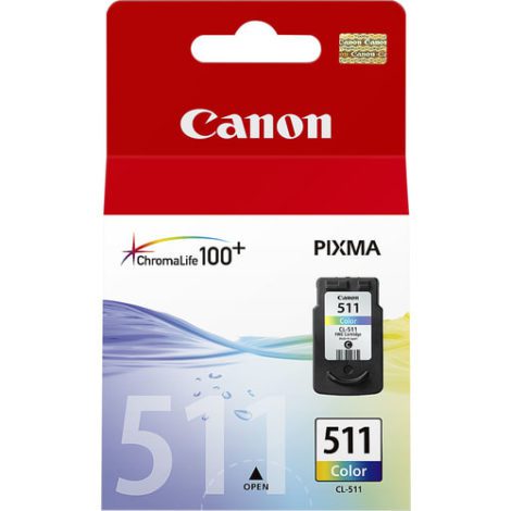 CL-511 Colour. Type: Original, Ink type: Pigment-based ink, Printing colours: Cyan,Magenta,Yellow 15667303 / Canon Cartridges