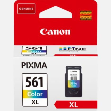 CL-561XL, Original, Pigment-based ink, Cyan,Magenta,Yellow, , PIXMA TS5350 PIXMA TS5351 PIXMA TS5352, 1 pc(s) 122664471 / Canon Cartridges
