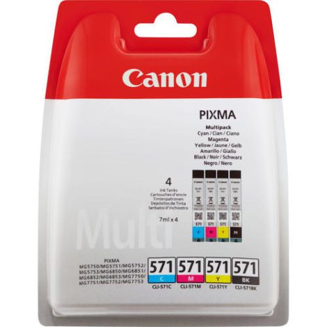 CLI-571 Multipack Blister With Security 45520262 / Canon Cartridges