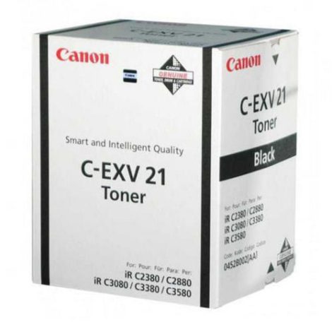C-EXV 21. Black toner page yield: 26000 pages, Printing colours: Black 48428954 / Canon Cartridges