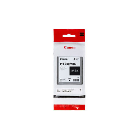 PFI-030 MBK, Original, Pigment-based ink, Matte black, , imagePROGRAF TA-20, imagePROGRAF TA-30, 1 pc(s) 104034213 / Canon Cartridges