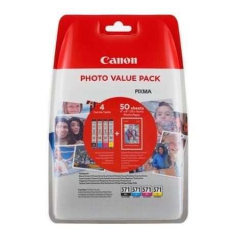 CLI-571XL. Type: Original, Ink type: Pigment-based ink, Printing colours: Black,Cyan,Magenta,Yellow 53014285 / Canon Cartridges