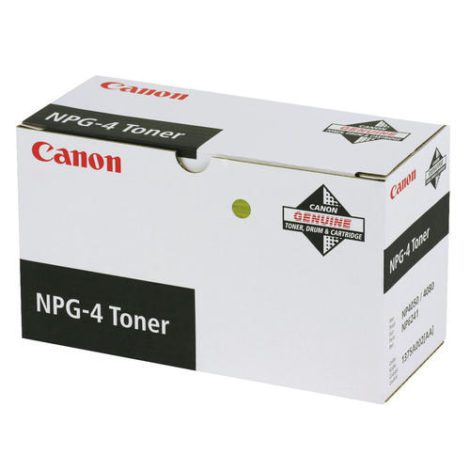 NPG-4 Toner. Black toner page yield: 15000 pages, Printing colours: Black, Quantity per pack: 1 pc(s) 37981633 / Canon Cartridges