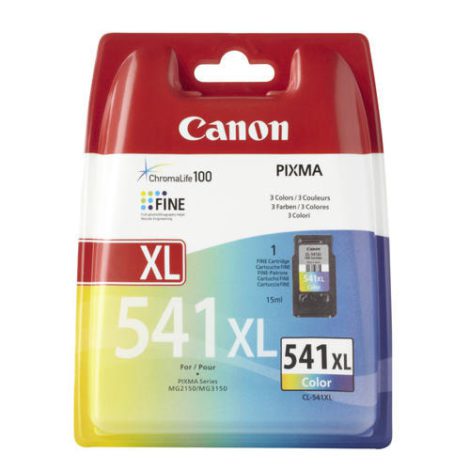 CL-541 XL. Type: Original, Ink type: Pigment-based ink, Printing colours: Cyan,Magenta,Yellow. Package type: Box 21671942 / Canon Cartridges