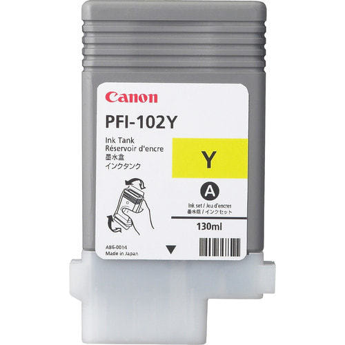 PFI-102Y. Type: Original, Ink type: Pigment-based ink, Printing colours: Yellow 35041509 / Canon Cartridges