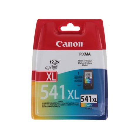 CL-541 XL, Original, Pigment-based ink, Cyan,Magenta,Yellow, - MG-2150 - MG-3150, 1 pc(s), Inkjet printing 23743099 / Canon Cartridges