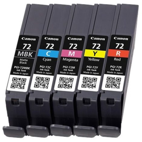 PGI-72 MBK/C/M/Y/R ink multi pack 91228795 / Canon Cartridges