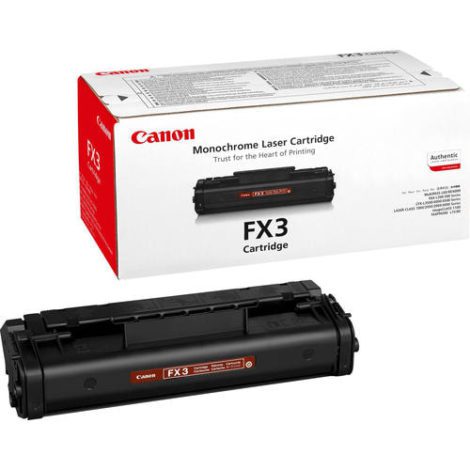 FX-3. Black toner page yield: 2700 pages, Printing colours: Black, Quantity per pack: 1 pc(s) 9768245 / Canon Cartridges
