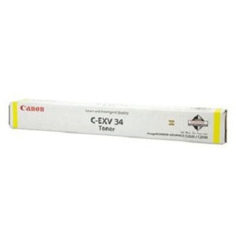C-EXV 34. Colour toner page yield: 19000 pages, Printing colours: Yellow, Quantity per pack: 1 pc(s) 35052898 / Canon Cartridges