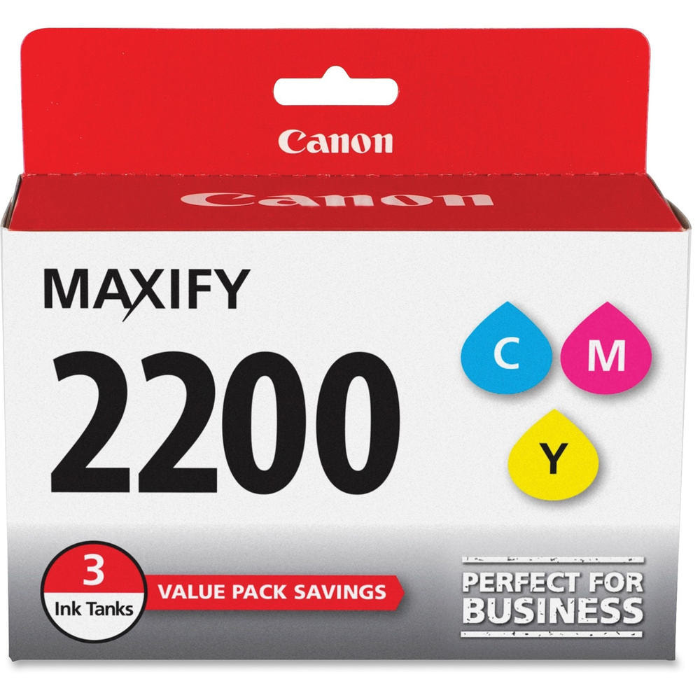 Canon PGI-2200 CMY Original Ink Cartridge, 3 / Pack (Quantity) 1184704