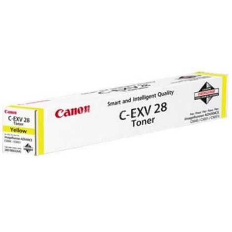 C-EXV 28. Colour toner page yield: 38000 pages, Printing colours: yellow, Quantity per pack: 1 pc(s) 12869379 / Canon Cartridges