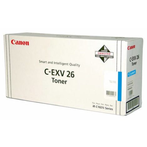 C-EXV26. Colour toner page yield: 6000 pages, Printing colours: cyan, Quantity per pack: 1 pc(s) 72565388 / Canon Cartridges