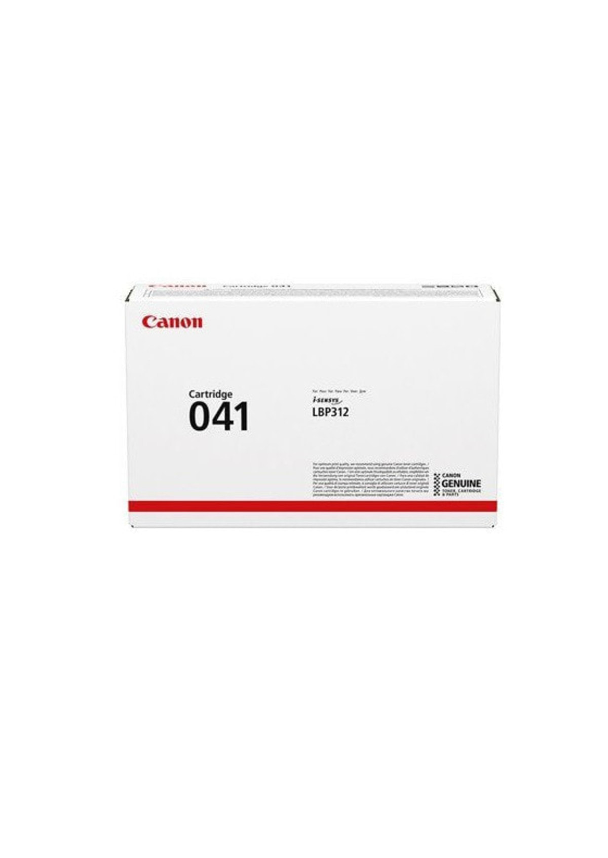 LBP 041. Black toner page yield: 10000 pages, Printing colours: Black, Quantity per pack: 1 pc(s) 56132612